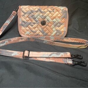 Lug Quickstep Convertible Crossbody/Wallet/Wristlet - Camo Rose RFID